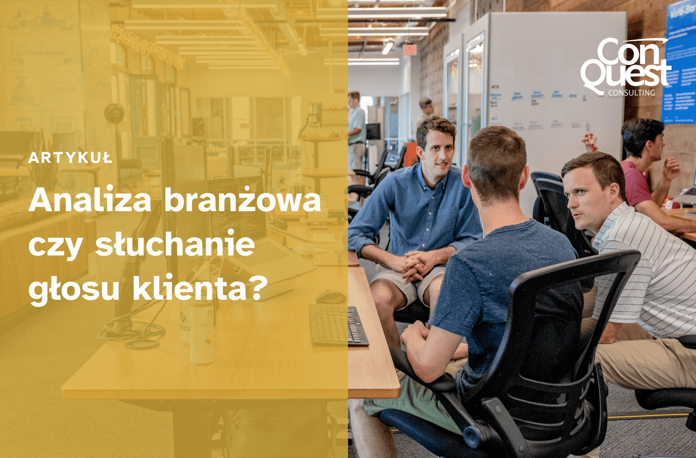 Okładka artykułu "Analiza branżowa czy słuchanie głosu klienta?"