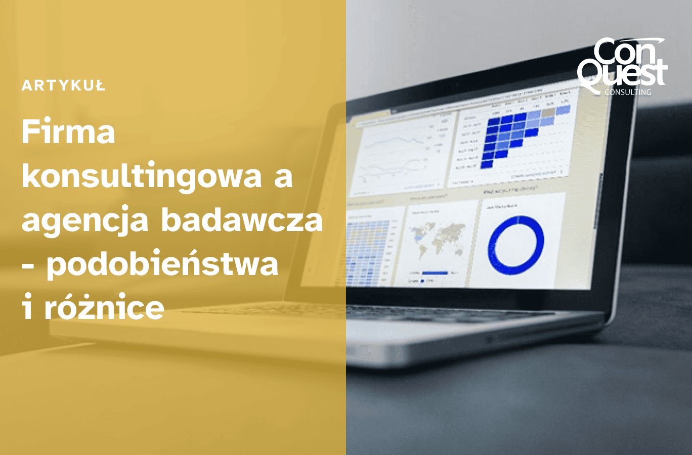 Okładka artykułu "Firma konsultingowa a agencja badawcza - podobieństwa i różnice"