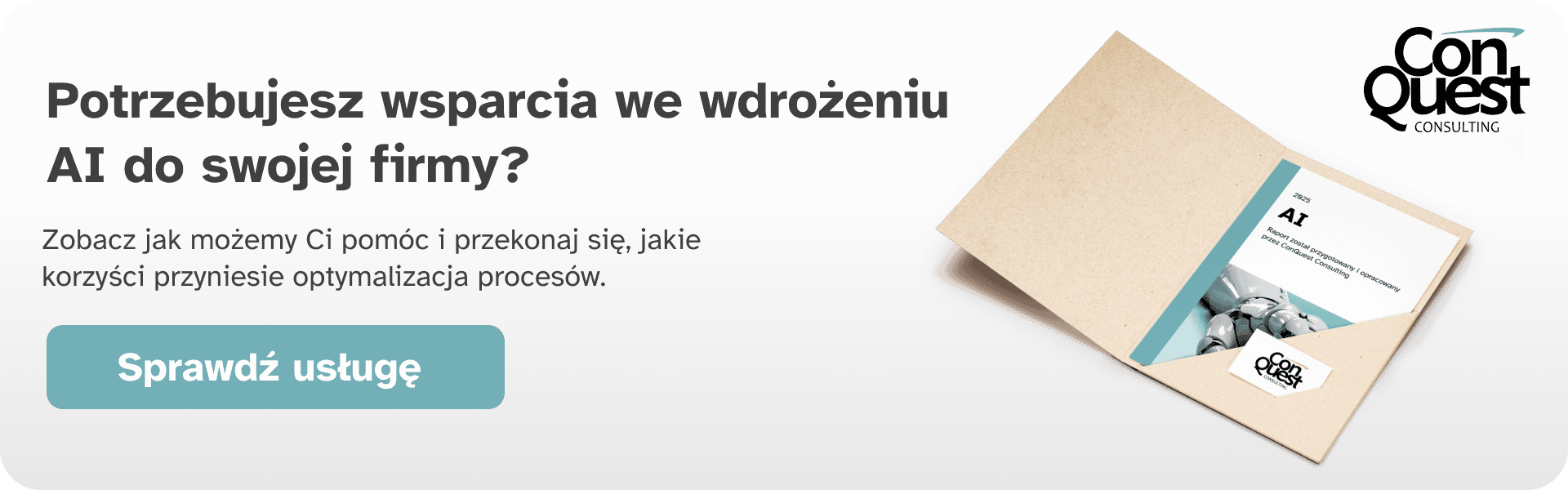 Potrzebujesz wsparcia we wdrożeniu AI do swojej firmy?