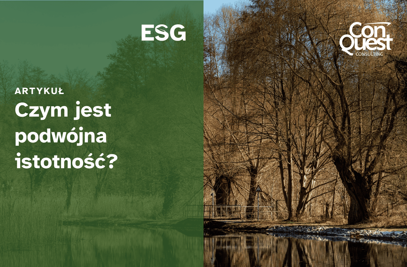 Portada del artículo '¿Qué es la doble materialidad? - ESG'